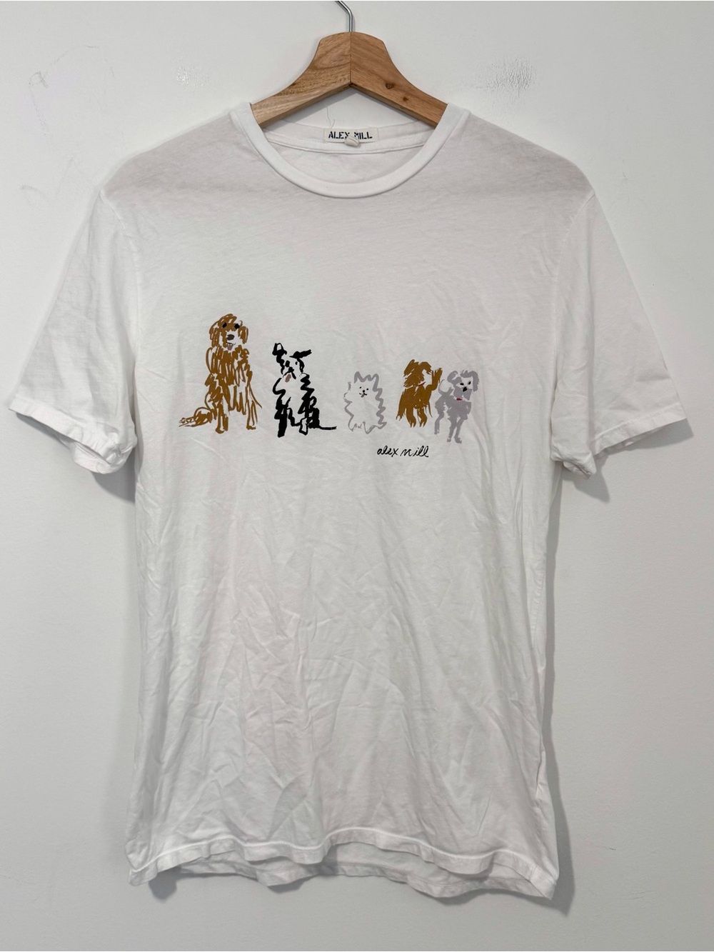 ALEX MILL “The Dog Days” Limited Edition 2022 Illustration Graphic Tee